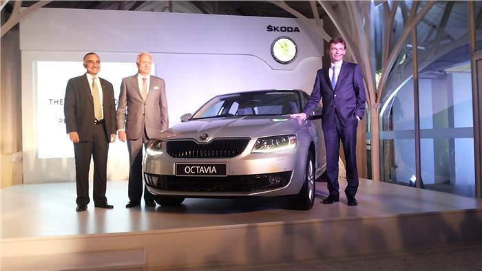 New 2013 Skoda Octavia unveiled in India